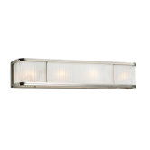 Rivoli Four Light Bath Vanity in Polished Nickel