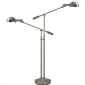 Dome Double Boom Arm Floor Lamp