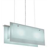Suspended Glass 4 Light Pendant