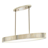 Paramount 6 Light Oval Drum Pendant