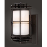 Burbank 6"  Outdoor Wall Lantern in Clay Bronze