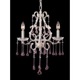 Opulence 3 Light Mini Candle Chandelier
