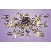 Brillare 4 Light Semi Flush Mount