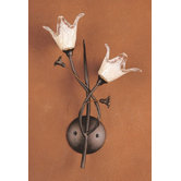 Fioritura  13"  Wall Sconce in Aged Bronze