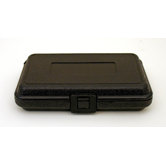 Blow Molded Case without Handle in Black: 5 x 8 x 1.75
