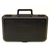 Blow Molded Case in Black: 8 x 13.5 x 4.38