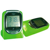 "Global Sync" Atomic Clock in Shiny Green