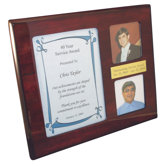 "Recognition" Award Plaque with Photo Frame