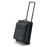 Padded Hard Side Wheeled Projector Case with Removable Laptop Computer Case: 21.5" H x 15" W x 11.5" D