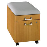 Quantum Series - Mobile Pedestal with Cushion