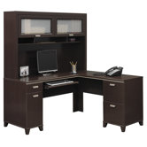 Tuxedo L-Shaped Executive Desk and Hutch