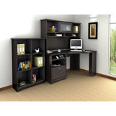 Cabot Corner Desk  with Hutch and Bookcase