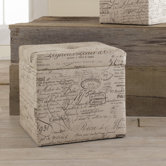 Melange Joli Cube Ottoman