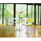 Saarinen 2 Piece Round Dining Table with Sprite Side Chairs