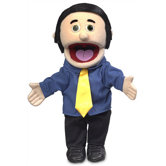 14" George Glove Puppet in Peach