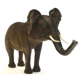 Ride-On Baby Elephant Stuffed Animal