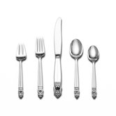 Royal Danish 5 Piece Flatware Set with Dessert Spoon