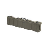 Mil-Standard Roto Case in OD Green: 9" H x 49.50" W x 5.5" D (Interior)