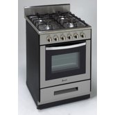 24" Sealed Burner Gas Range