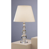 Venus and Juno Table Lamp in Lead Crystal