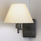 David Easton Meilleur Swing Arm Wall Sconce in Deep Patina Bronze