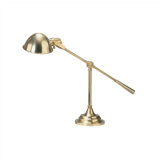 Alvin Table Lamp in Antique Natural Brass