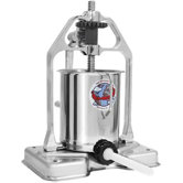 15 lbs Capacity Stainless Steel Stuffer with Cast Iron Frame