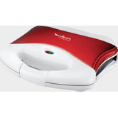 650W Waffeleisen "Red Ruby" aus Edelstahl