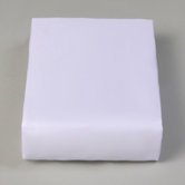 400 Thread Count Egyptian Cotton Fitted Sheet in White
