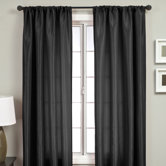 Bella Rod Pocket Panel in Black