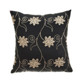 Sutton 18" Pillow in Black