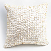 Mother of Pearl Pillow in Cream