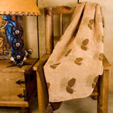 Pine Cones Reversible Throw