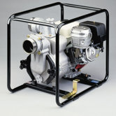4", 11 HP Honda Engine Driven Trash Pump with Low Oil Sensor