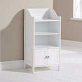 County Farm 2 Door Deluxe Cupboard in White