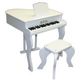 Elite Baby Grand Piano in White