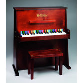 Day Care Durable Spinet Piano in Mahogany