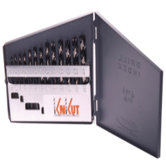 13 Piece Fractional Jobber Length Drill Bit Set