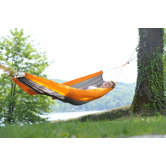 Silk Traveller Techno Outdoor Hammock in Orange-Grey