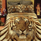 Siberian Tiger 6 Piece Duvet Cover Set