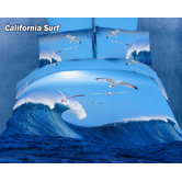 California Surfing Egyptian Cotton Duvet Cover Set