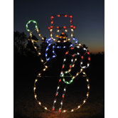 Animated Waving Snowman Light