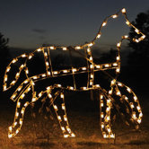 Animated Victorian Horse Light