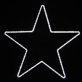 Large Five Point Star Led Rope Light