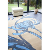 Retro Classics Loretta Beige / Blue Contemporary Rug/Runner