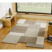 Abstract Collage Stone Rug