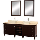 Premiere 72" Double Bathroom Vanity Set
