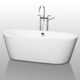Mermaid 67" x 31.25" Soaking Bathtub