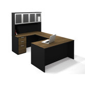 Pro-Concept U-Shaped Desk Office Suite with High Hutch