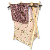 Sweet Safari Pink Hamper Set With Frame